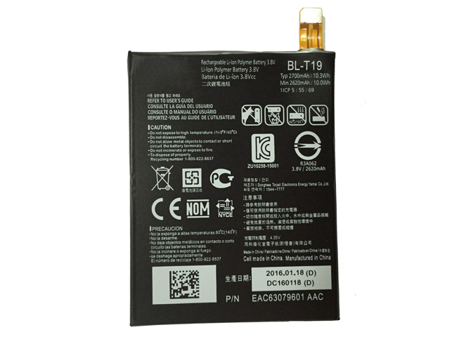 Batería para LG H791 H798 H790 Google Nexus 5X L T19 BLT19