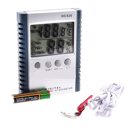 Digital LCD Indoor Outdoor Thermometer & Hygrometer
