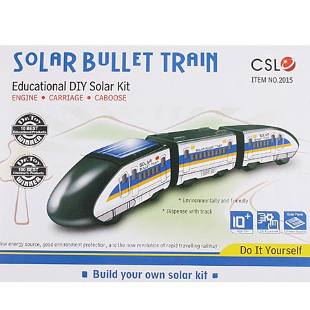 Educational Assembly Solar Powered Bullet Train Toy Kit