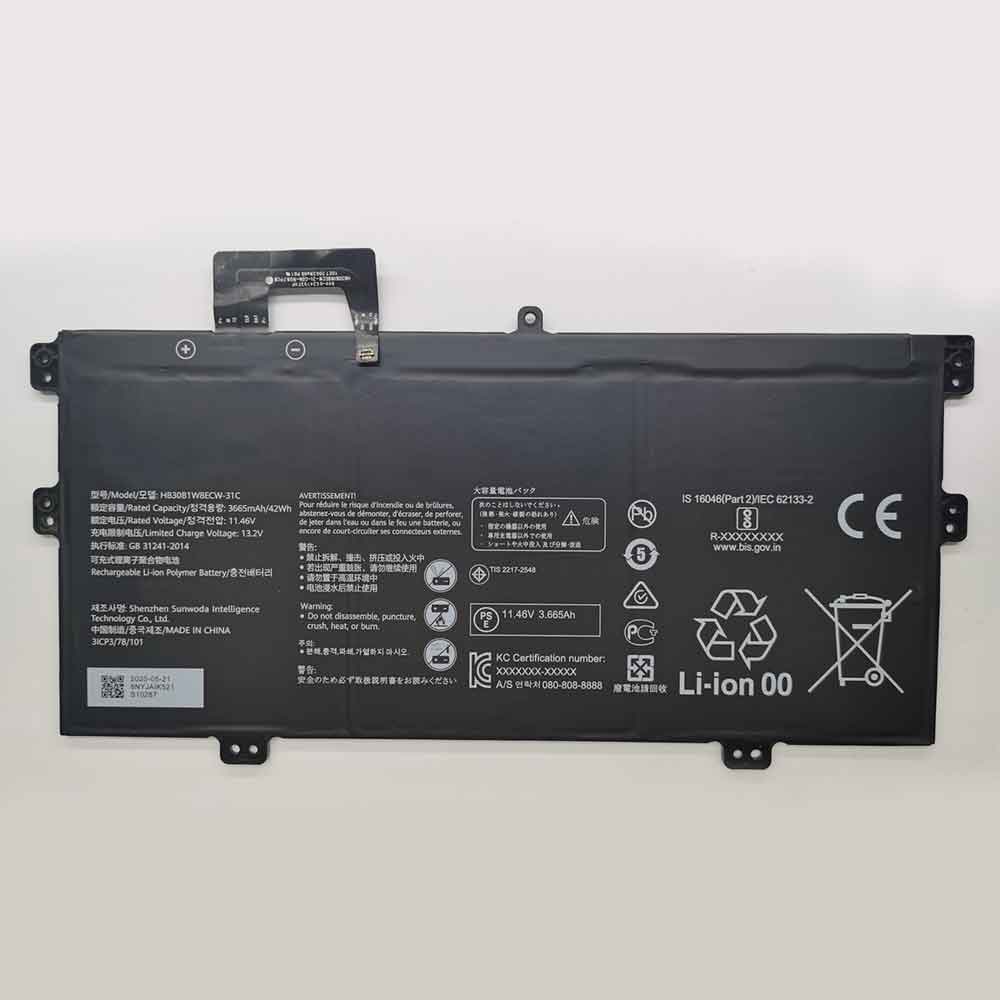 HB30B1W8ECW-31C  bateria