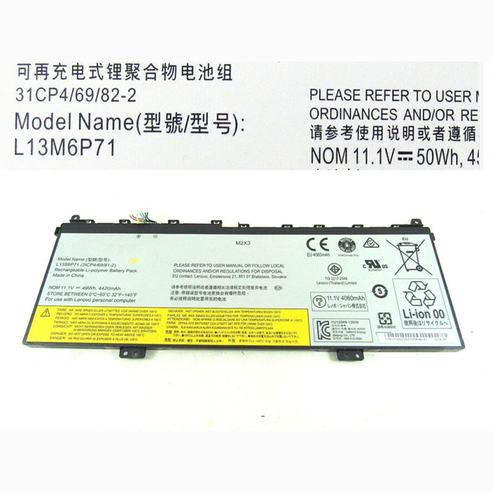 L13S6P71 50Wh/4520mAh 11.1V laptop accu