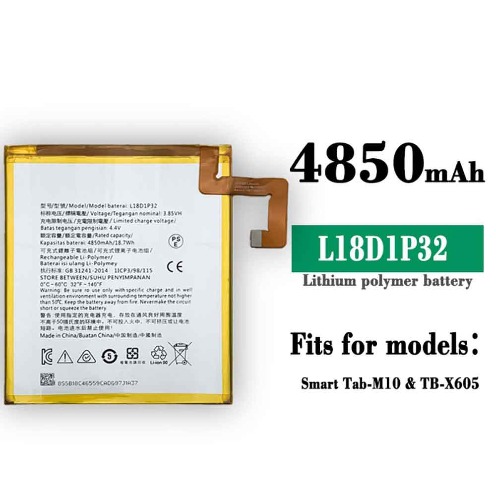 L18D1P32DI Tablet accu's