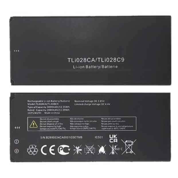 TLi028CA/TLi028C9 batterij