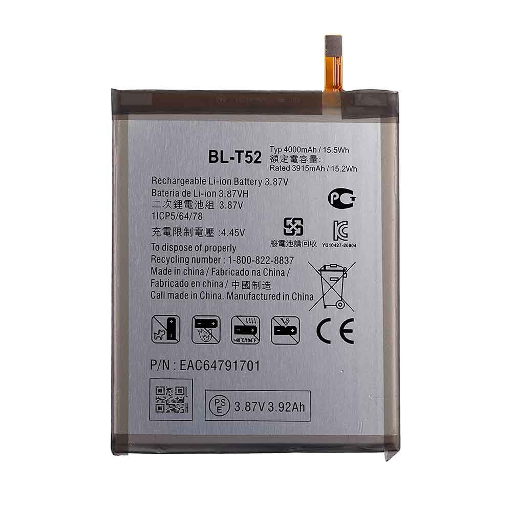 BL-T52 3915MAH/15.2WH 3.87V 4.45V laptop accu