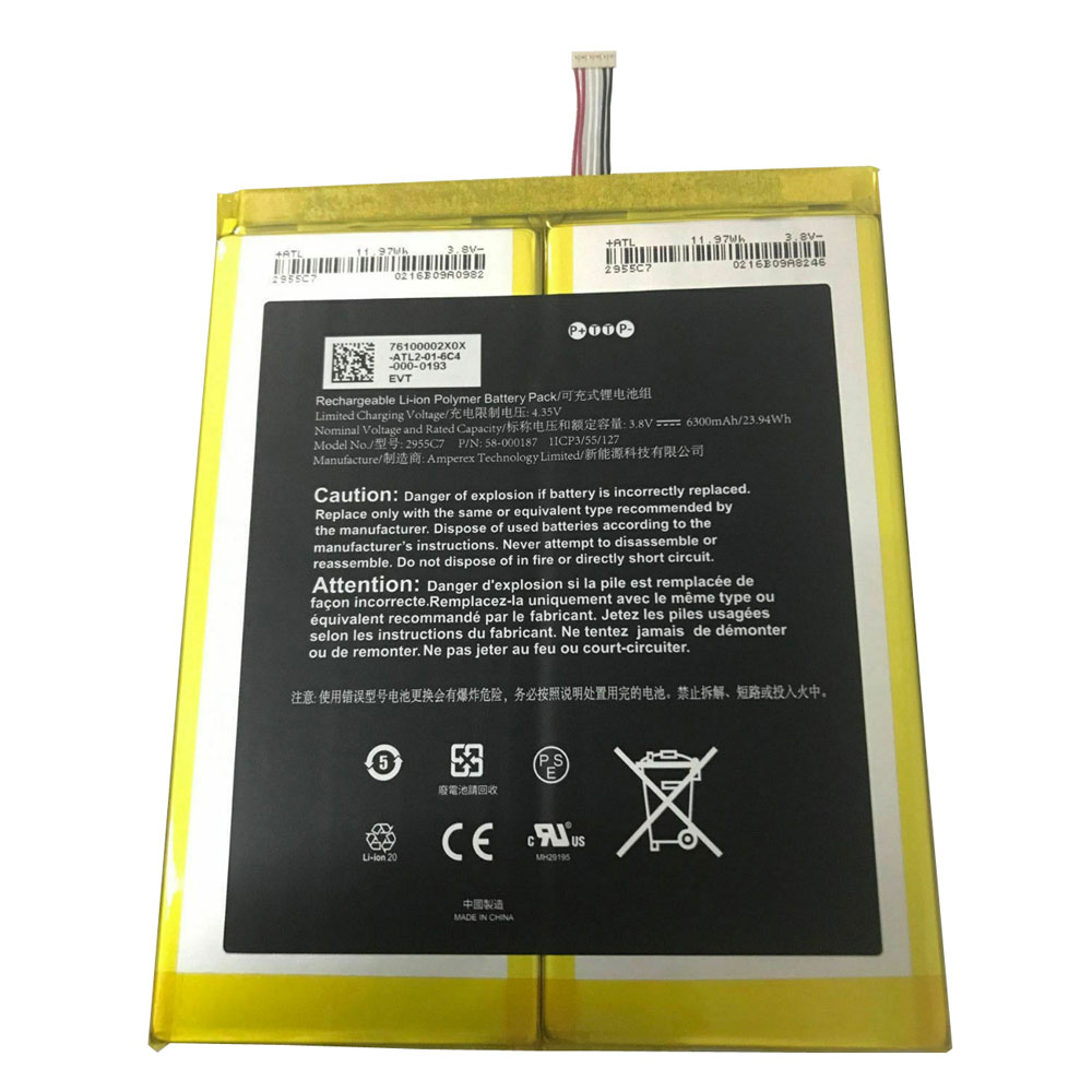 2955C7 bateria